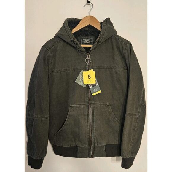 G.H.‎ Bass & Co. Men's Sherpa Lined Canvas Bomber Jacket / Size Small/ New - Picture 3 of 8